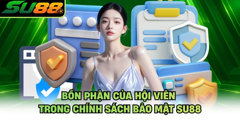 Bổn phận của hội viên trong chính sách bảo mật SU88