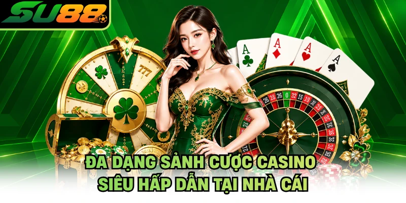 Đa dạng sảnh cược casino siêu hấp dẫn tại nhà cái