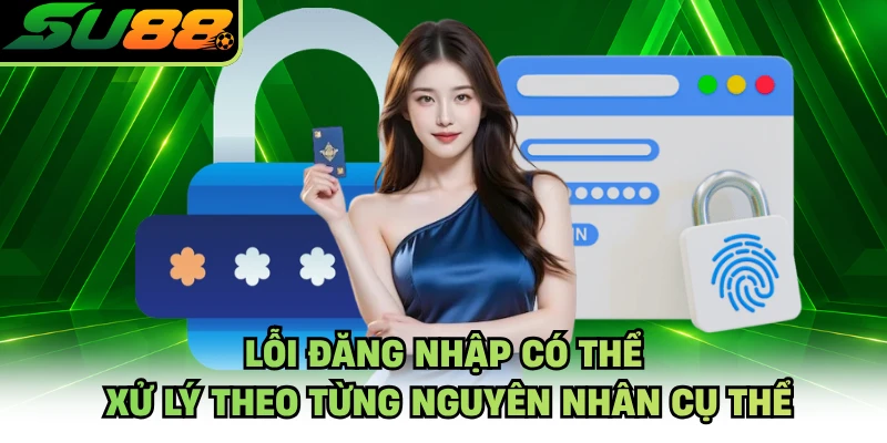 Lỗi đăng nhập có thể xử lý theo từng nguyên nhân cụ thể